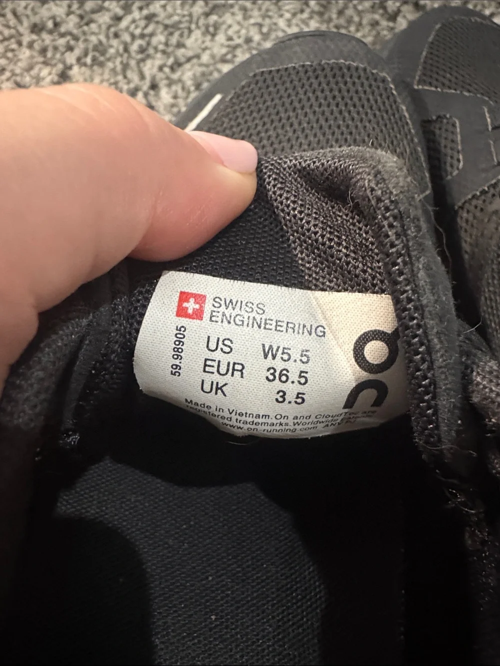On Running Women's Black Cloudtec Mesh Trainer